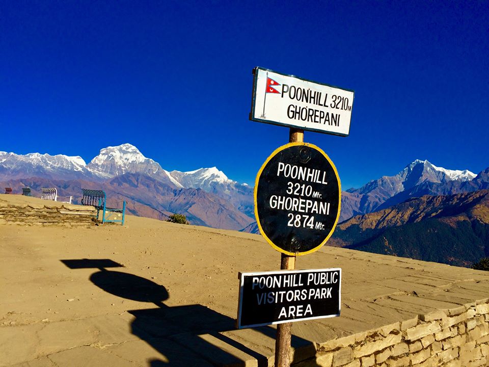 Ghorepani trek in Nepal