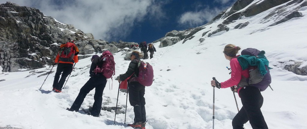 cholapass trek from everest base camp